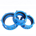 ductile cast iron grooved epoxy DI AC STEEL PVC PE HDPE pipe flexible universal flange adaptor